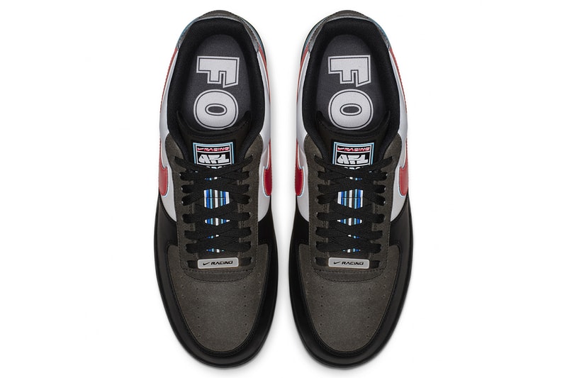 Nike Air Force 1 Racing All Star Weekend NBA Charlotte North Carolina Shoe Details Sneakers Kicks Trainers Shoes Footwear Cop Purchase Buy Release Info Information Details
