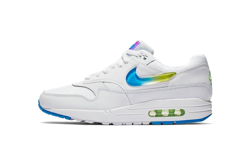 nike air max 1 se jewel white blue volt 2019 footwear nike sportswear