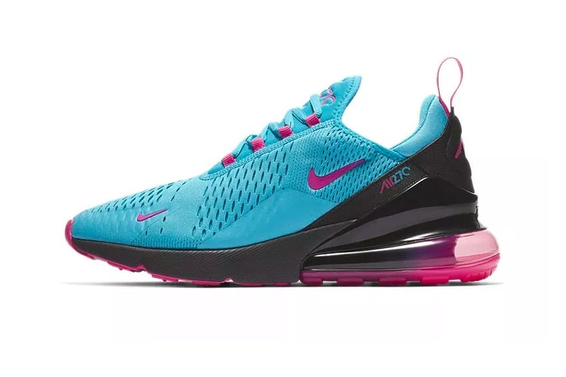 Nike Air Max 270 Blue turquoise Pink South Beach Release Info Date black