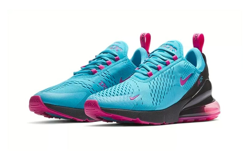 Nike Air Max 270 Blue turquoise Pink South Beach Release Info Date black