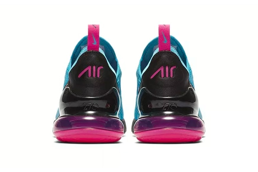 Nike Air Max 270 Turquoise/Pink Release