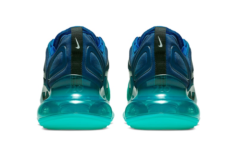 Nike Air Max 720 "Green Carbon" Release swoosh air max day green blue air unit