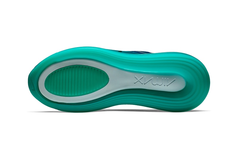 Nike Air Max 720 "Green Carbon" Release swoosh air max day green blue air unit
