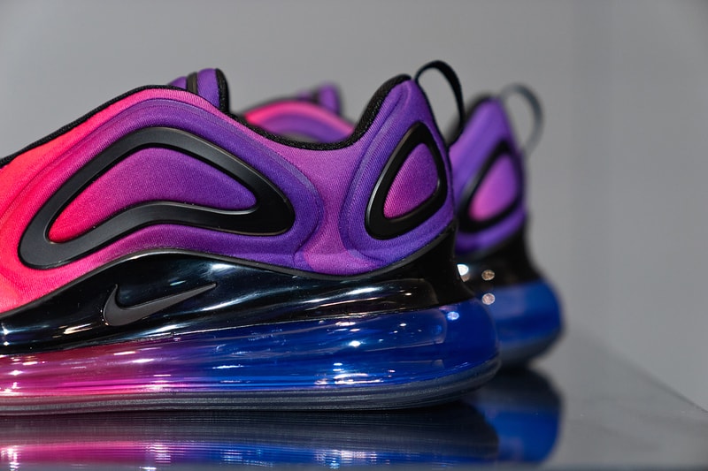 nike air max 720 closer look 2019 spring footwear nike running nike sportswear northern lights day night sunrise sunset total eclipse sea forest pink
