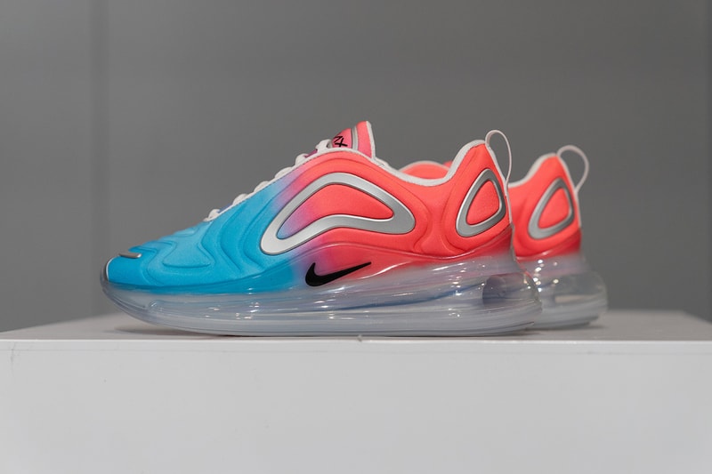 nike air max 720 closer look 2019 spring footwear nike running nike sportswear northern lights day night sunrise sunset total eclipse sea forest pink