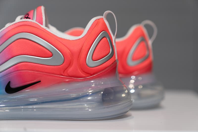 nike air max 720 closer look 2019 spring footwear nike running nike sportswear northern lights day night sunrise sunset total eclipse sea forest pink