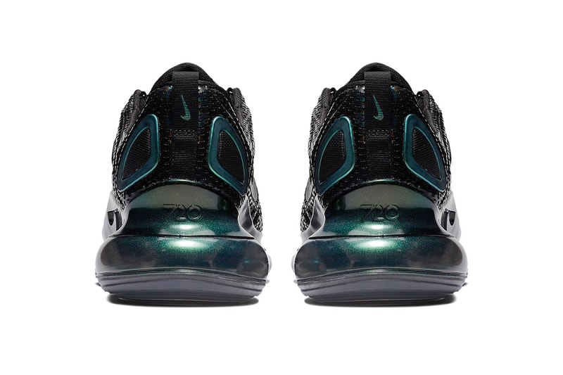Nike Air Max 720 Iridescent Mesh Release Info Date sneaker black purple teal