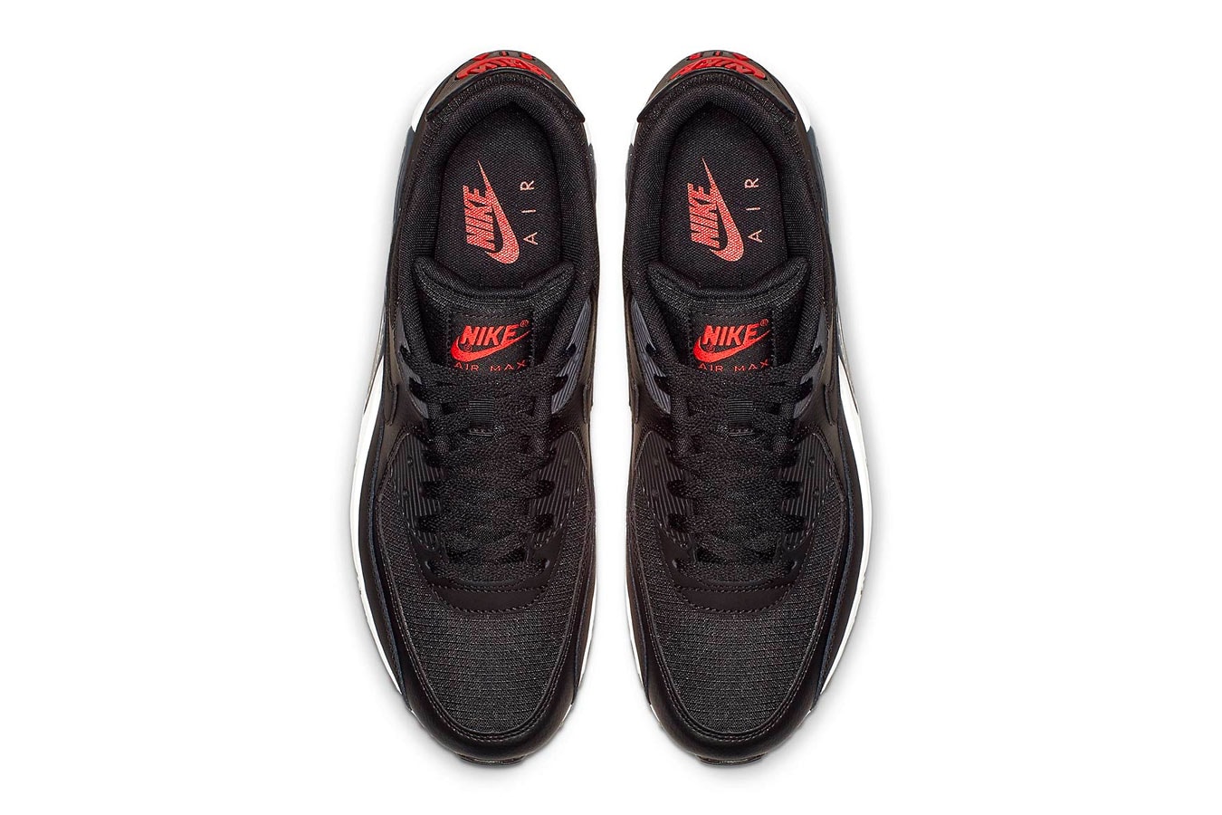 Nike Air Max 90 "Hot Habanero" Release swoosh black red white