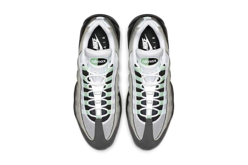 Nike Air Max 95 "Fresh Mint" Release Info stockist pricing CD7495-101 "White/Fresh Mint-Granite-Dust" air max bubble unit sportswear swoosh