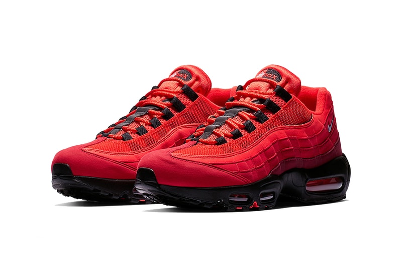nike air max 95 habanero red black white 2019 spring footwear nike sportswear
