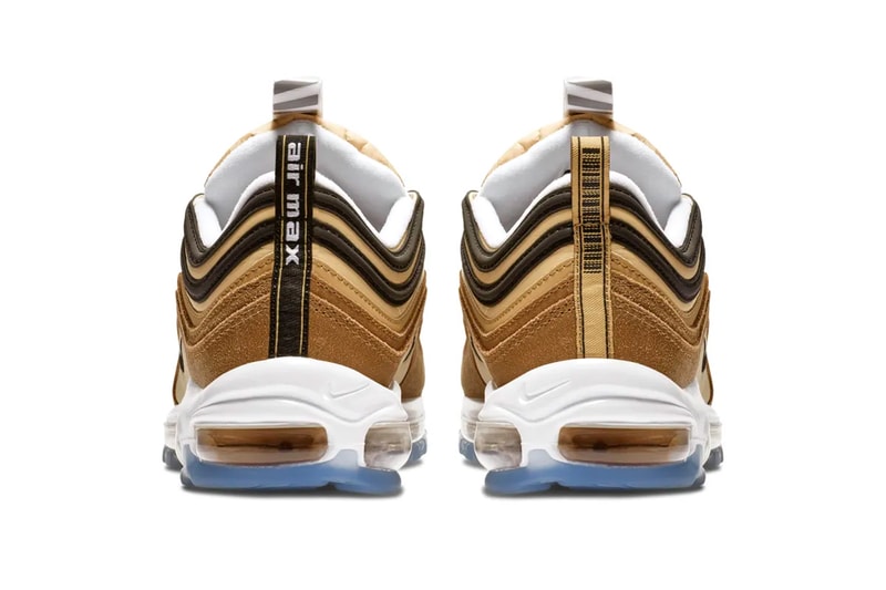 Nike Air Max 97 "Unboxed" Release shipping inspired brown yellow swoosh