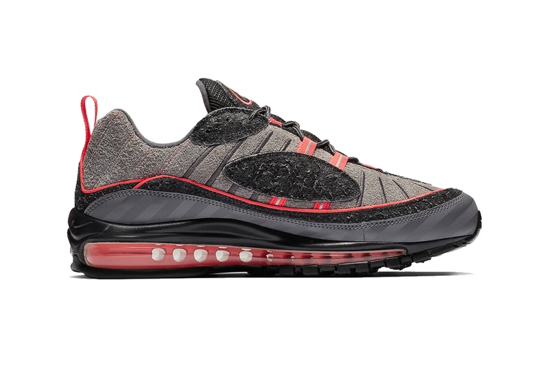 nike air max 98i 95 i95 pack collection gunsmoke lava grey gray red infrared bv6046-001 black