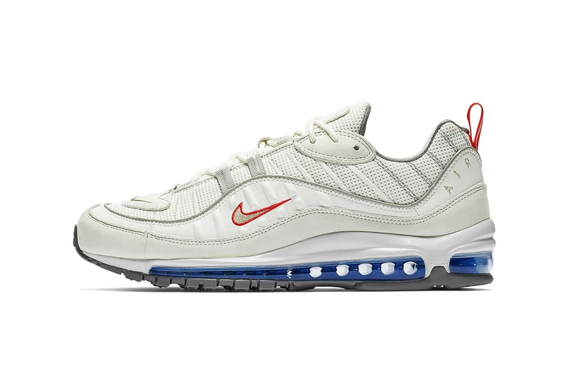 nike air max 98 summit white metallic silver footwear nike sportswear footwear