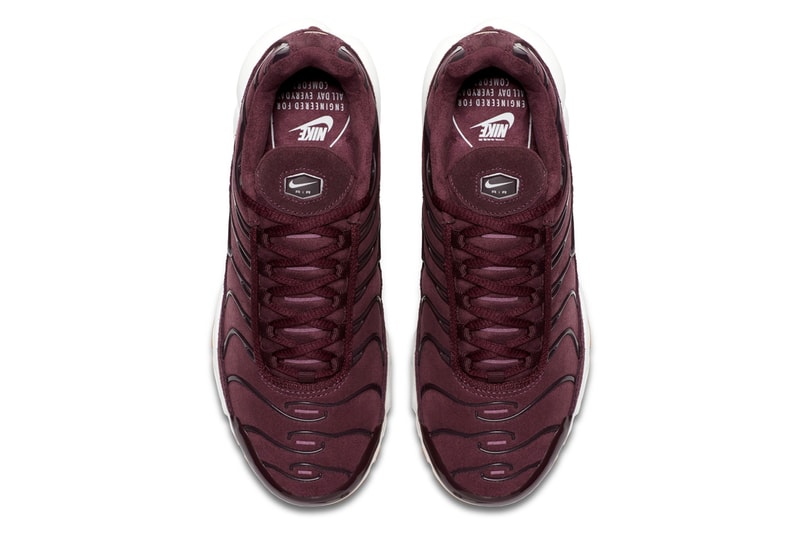 Nike Air Max Plus SE Bordeaux Release Info Date Gum Sole sneakers kicks shoes footwear trainers style hypebeast 