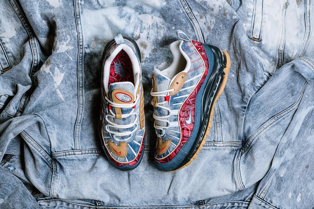 Nike Air Max "Wild West" Pack Air Max 95 97 98 Release Information Denim Suede Paisley 