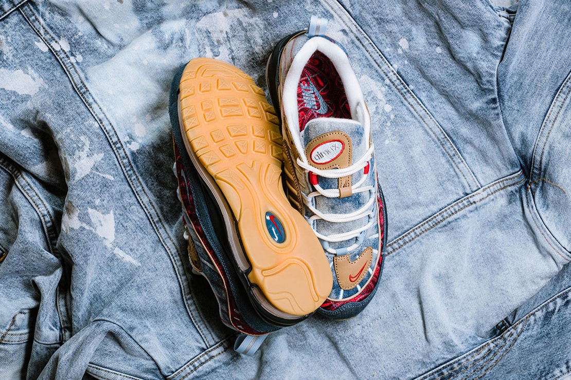 Nike Air Max "Wild West" Pack Air Max 95 97 98 Release Information Denim Suede Paisley 