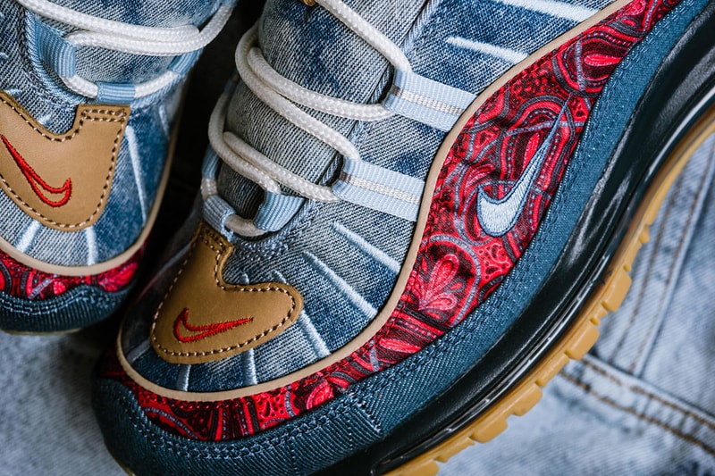 Nike Air Max "Wild West" Pack Air Max 95 97 98 Release Information Denim Suede Paisley 