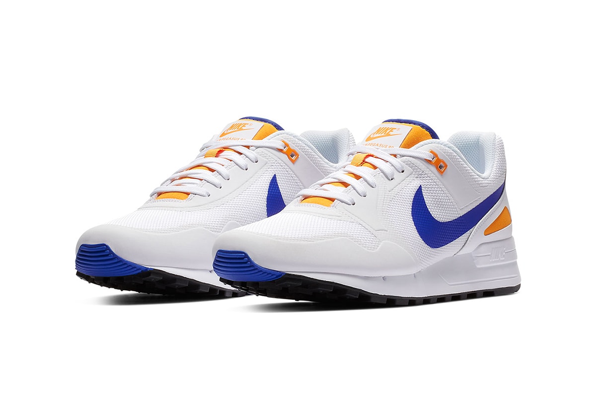 Nike Air Pegasus 89' Marks Its Return With the New Colorways release date info footwear sneakers images white blue orange black blue lagoon purple