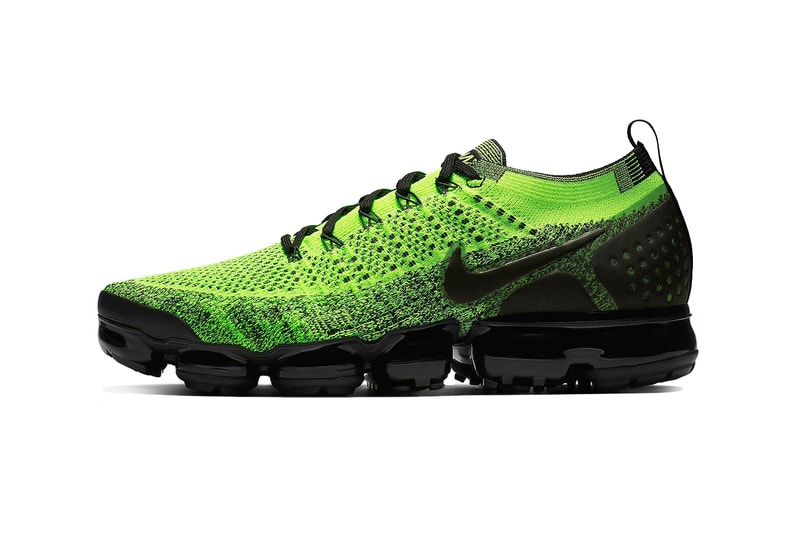 nike air vapormax 2 neon green black 2019 footwear nike running nike sportswear volt sneakers shoes