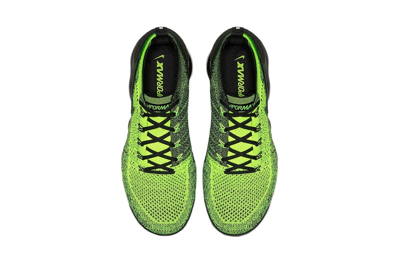 nike air vapormax 2 neon green black 2019 footwear nike running nike sportswear volt sneakers shoes