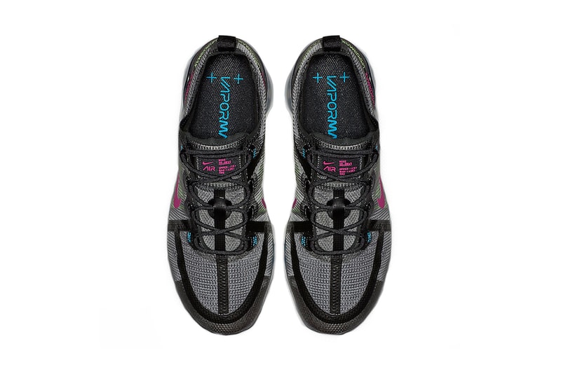 nike air vapormax 2019 black active fuchsia photo blue footwear nike running january shoes sneakers grey gray green details info information cost price pricing release date when
