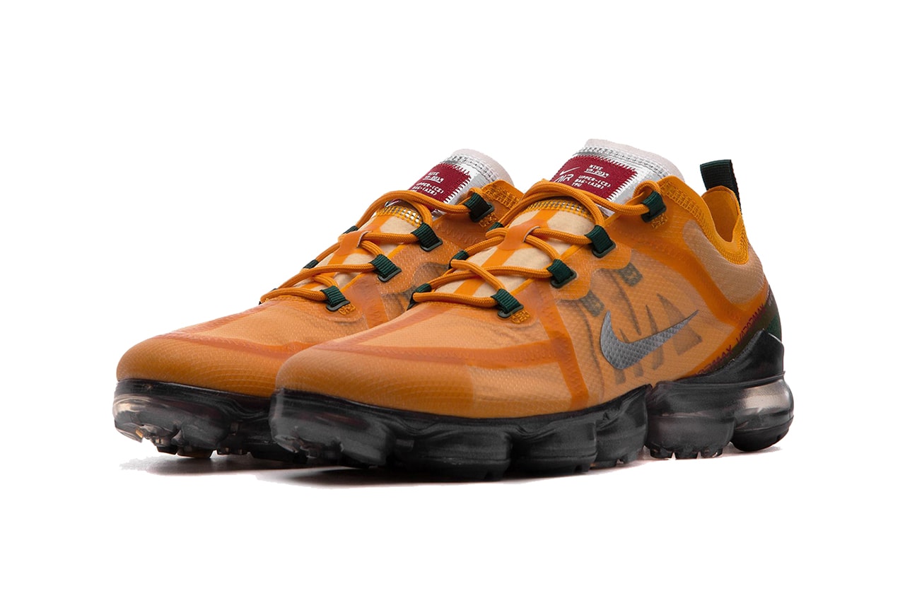 nike air vapormax 2019 canyon gold metallic silver terra orange footwear nike running