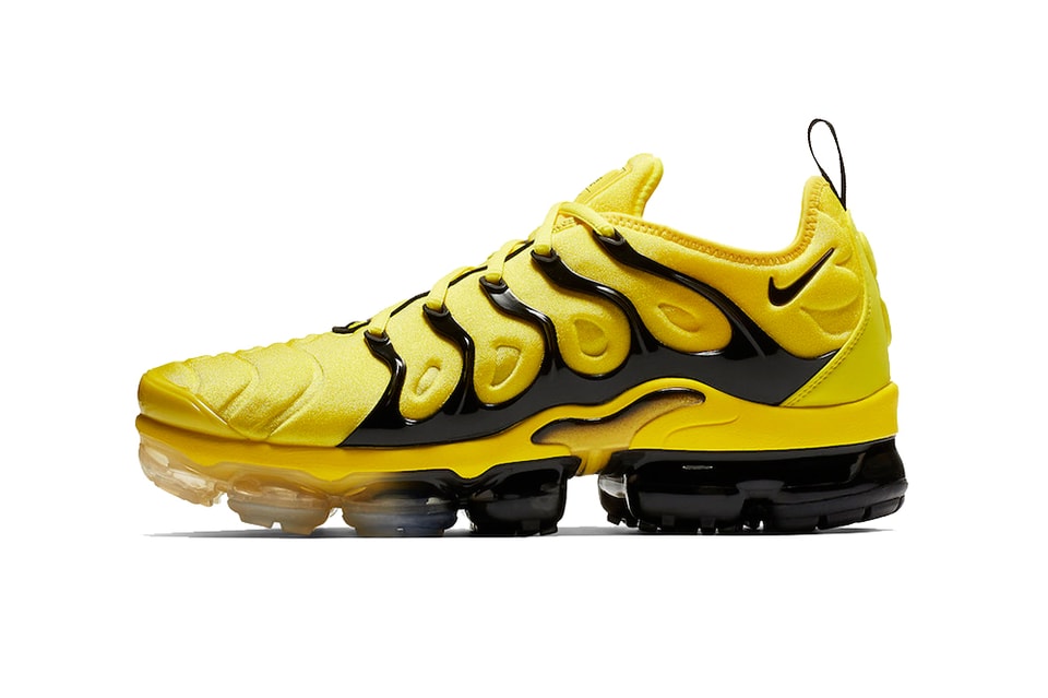 Anterior innovación taller Nike Air VaporMax Plus "Yellow/Black" Release | Hypebeast