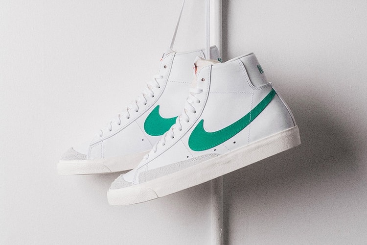 Nike Debuts a "Lucid Green/Sail White" Blazer Mid 77 Vintage