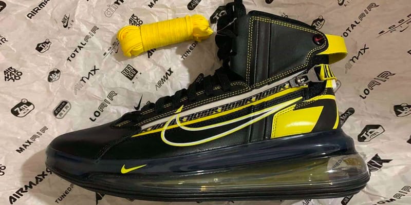 yellow and black air max 720