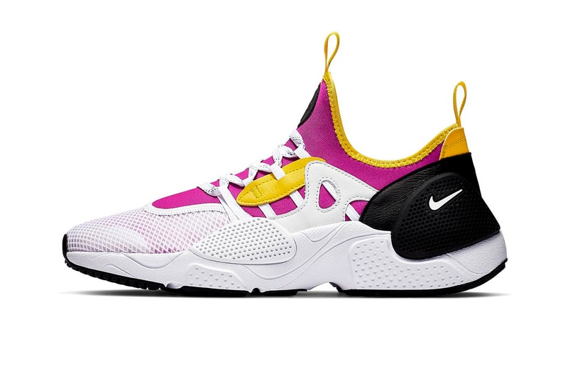 Nike Air Huarache Edge TXT Purple yellow white swoosh tinker hatfield