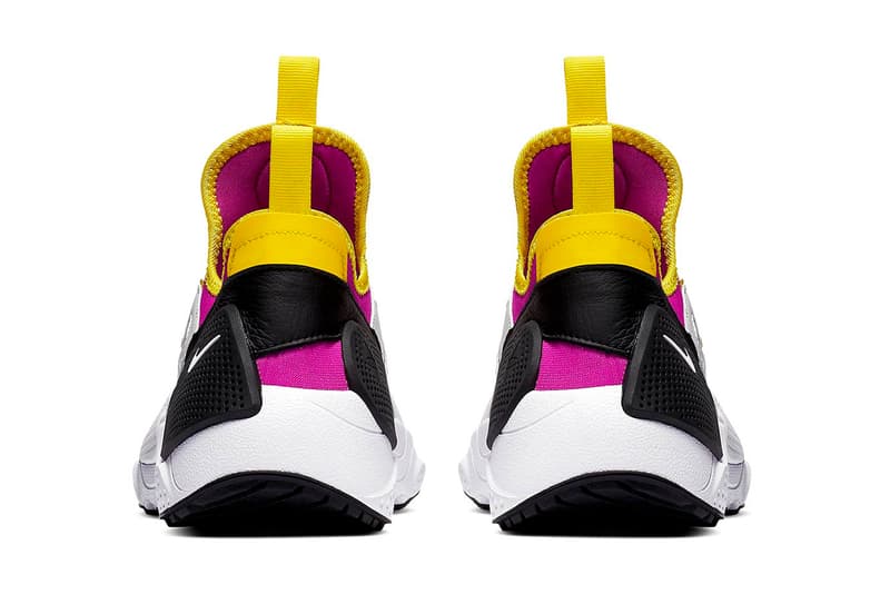 Nike Air Huarache Edge TXT Purple yellow white swoosh tinker hatfield