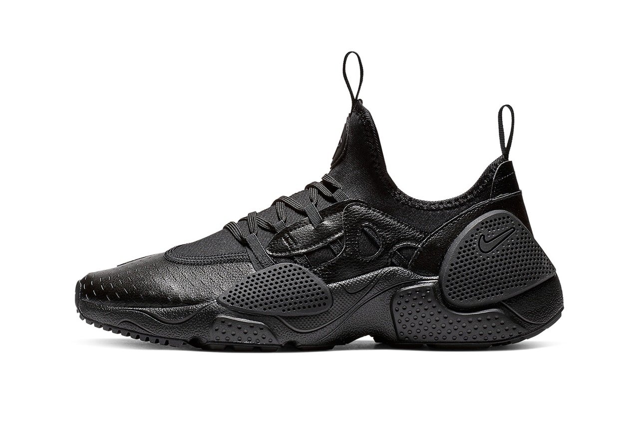 Nike Huarache Edge Black Leather Release info Matrix