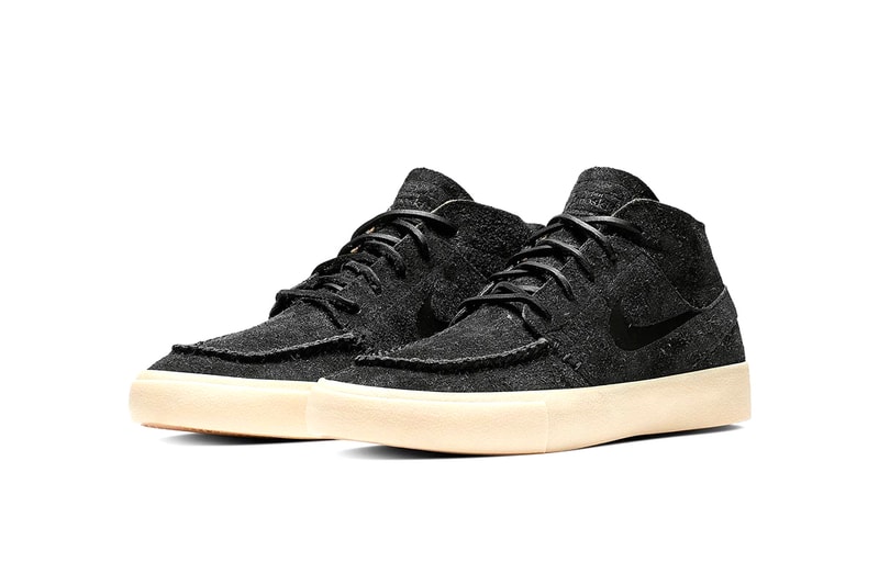 Nike SB Previews Moccasin-Inspired Janoski skateboard khaki black info images release drop 