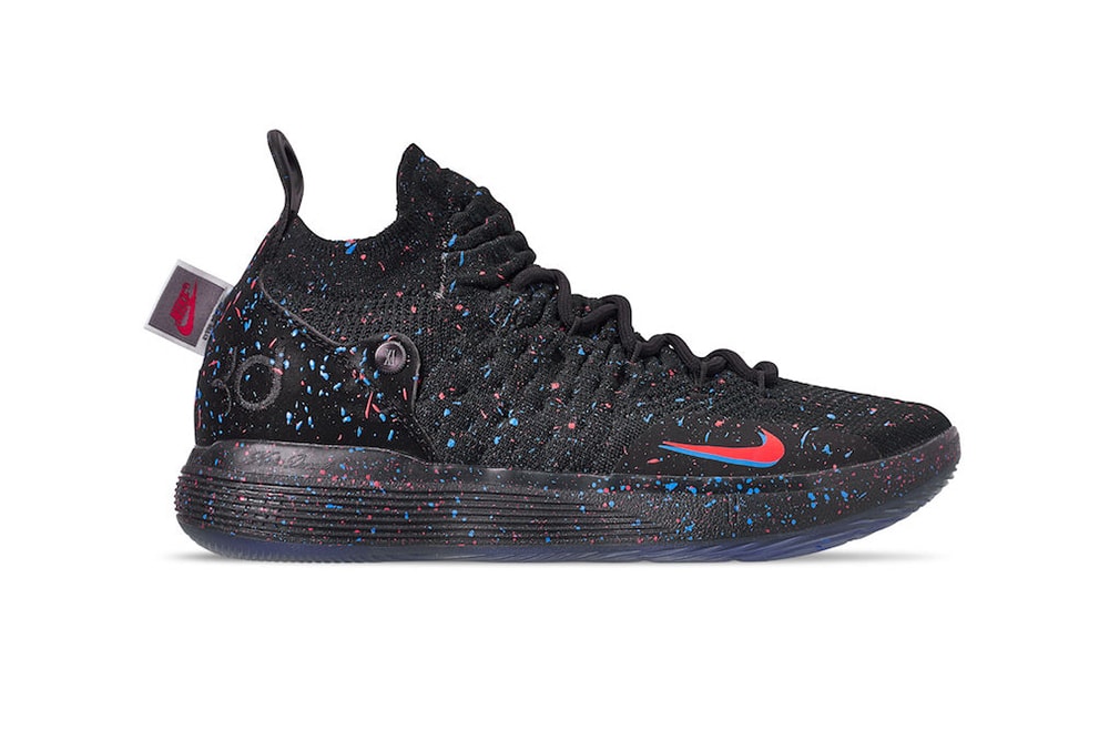 nike kd 11 just do it black bright crimson photo blue 2019 february footwear kevin durant NBA sneakers kicks basketball