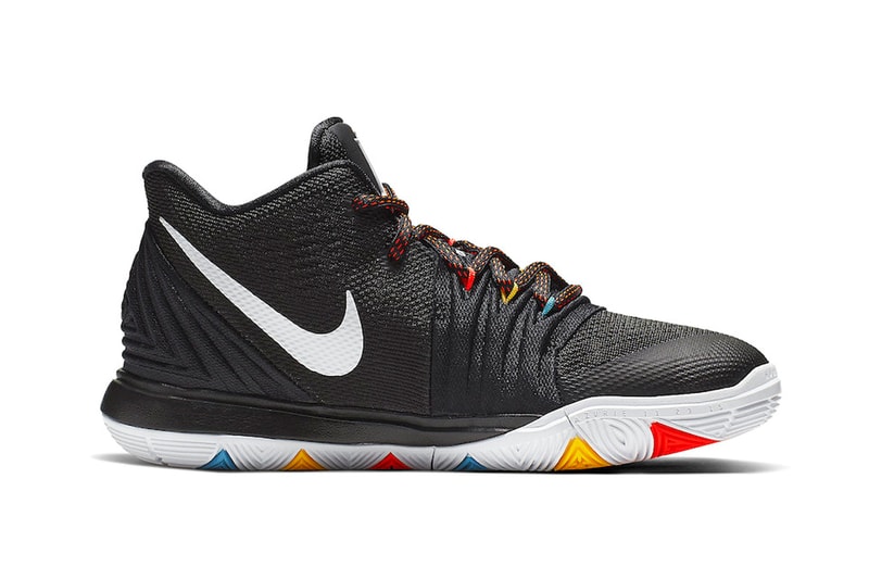 Latest Nike Kyrie 5 Gets Inspirations From 'Friends' sneakers release drop date price images black teal yellow orange footwear basketball