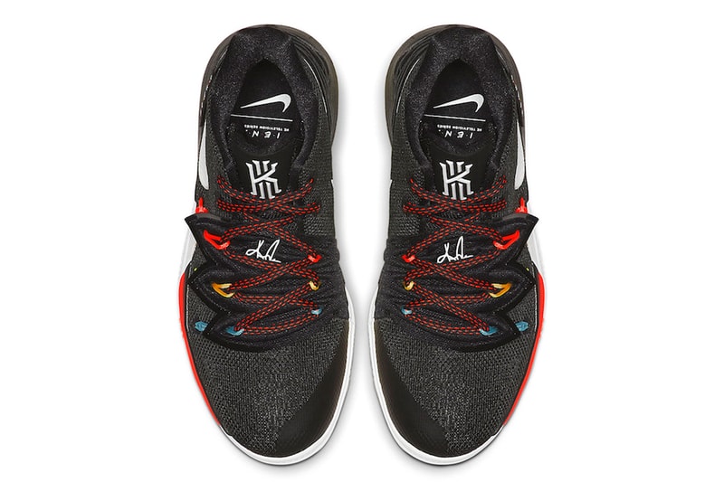 Latest Nike Kyrie 5 Gets Inspirations From 'Friends' sneakers release drop date price images black teal yellow orange footwear basketball