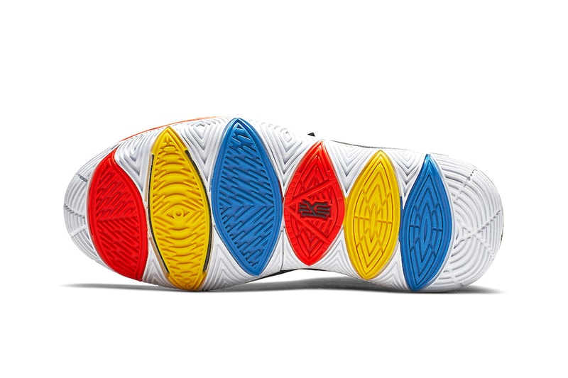 Latest Nike Kyrie 5 Gets Inspirations From 'Friends' sneakers release drop date price images black teal yellow orange footwear basketball