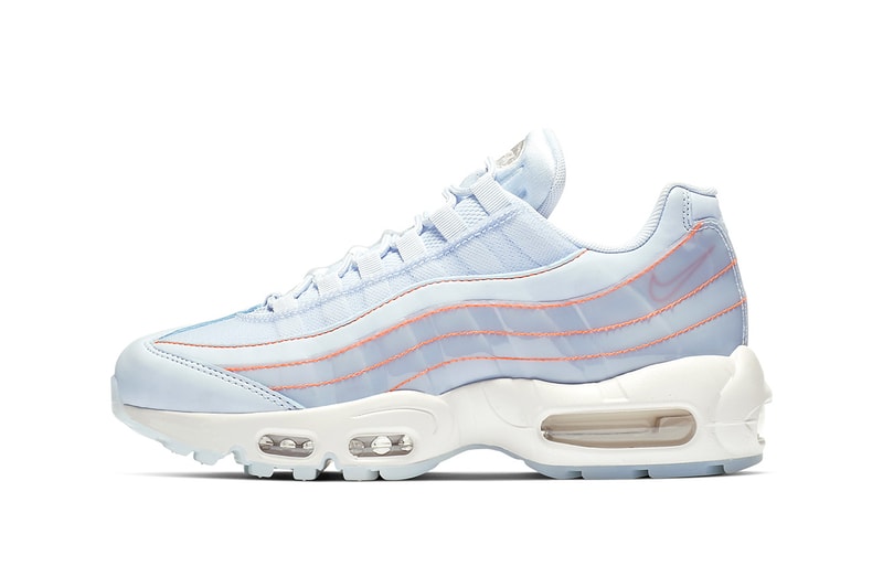 Nike Launches Women's-Only Translucent Air Max 95 drop release date info images price sportswear half blue orange