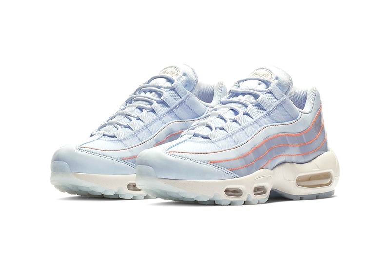 Nike Launches Women's-Only Translucent Air Max 95 drop release date info images price sportswear half blue orange