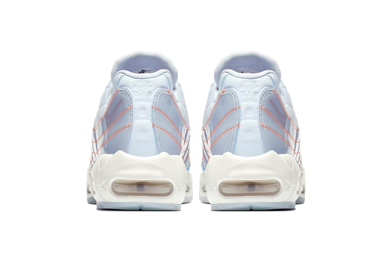 Nike Launches Women's-Only Translucent Air Max 95 drop release date info images price sportswear half blue orange