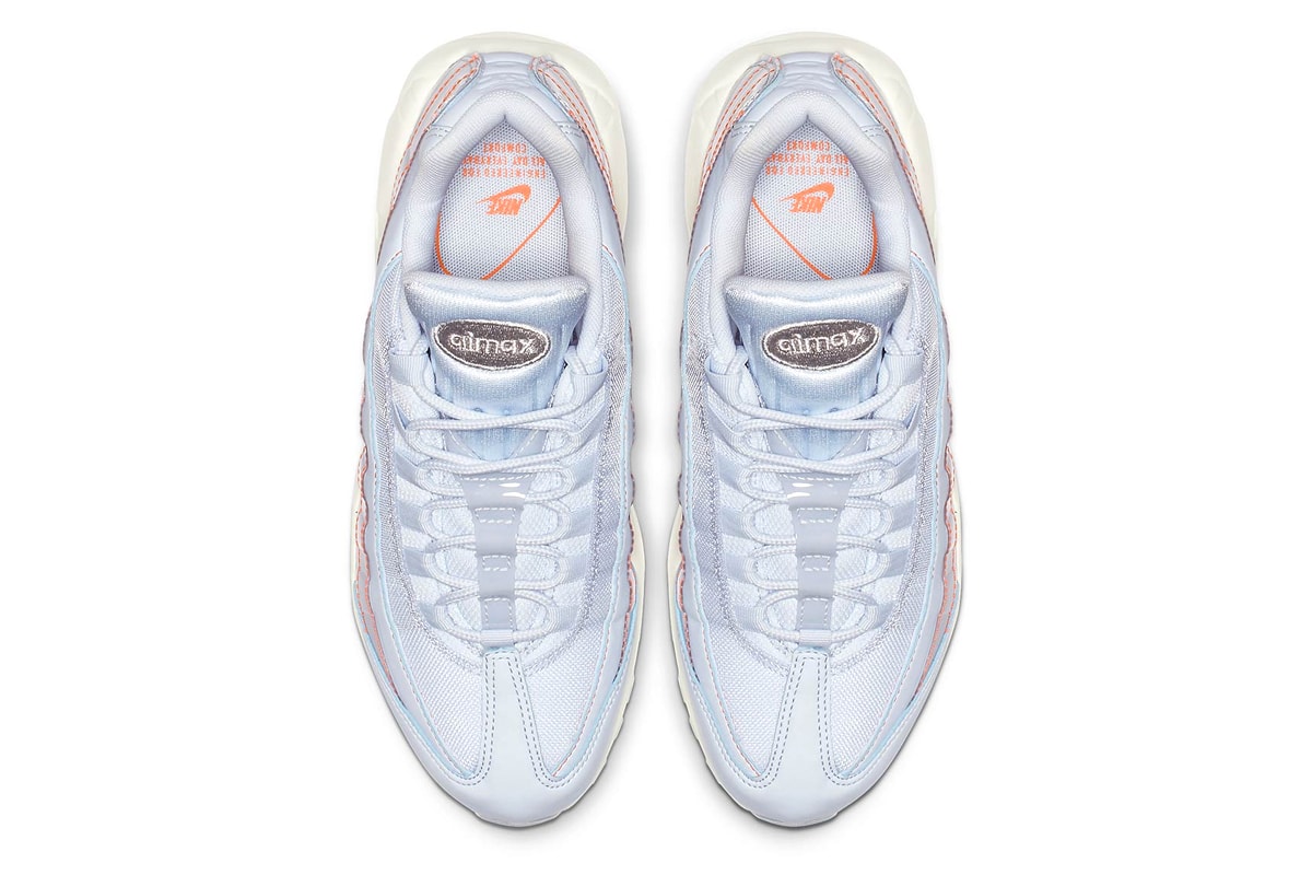 Nike Launches Women's-Only Translucent Air Max 95 drop release date info images price sportswear half blue orange