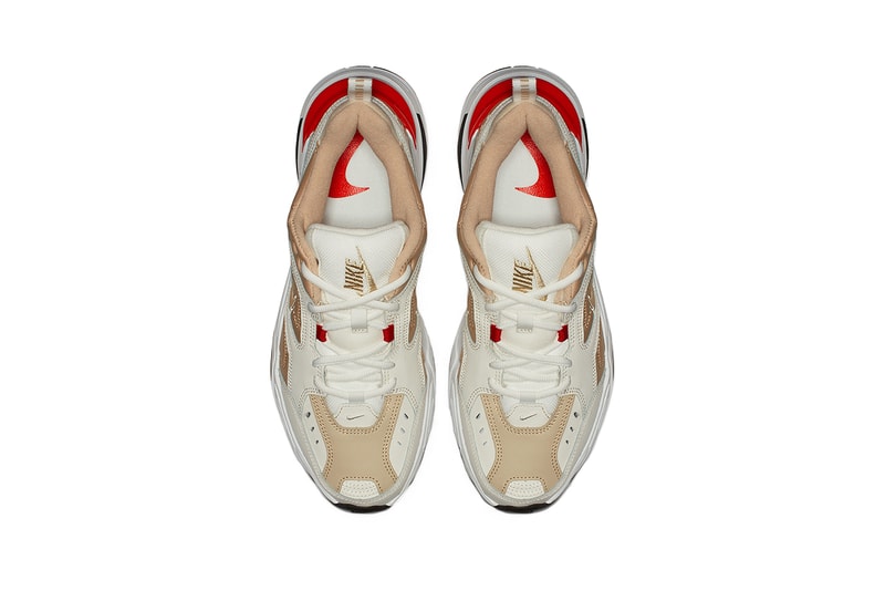 nike m2k tekno sail habanero red desert ore white 2019 footwear nike sportswear