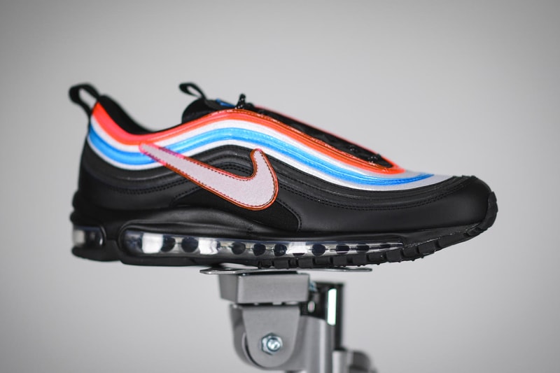 Nike Unveils Final Designs of 'On Air' Collection air max 97 98 1 vapormax plus la mezcla neon seoul london summer of love tokyo maze paris works in progress Shanghai SH Kaleidoscope images release drop date footwear sportswear