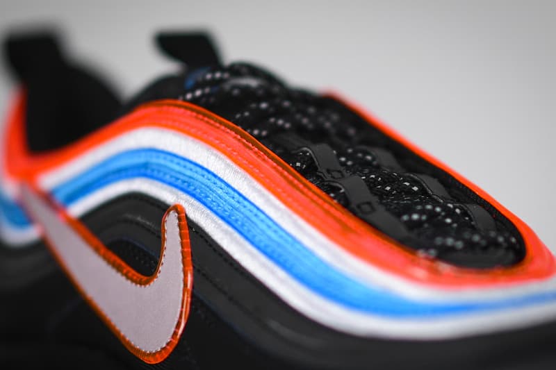 Nike Unveils Final Designs of 'On Air' Collection air max 97 98 1 vapormax plus la mezcla neon seoul london summer of love tokyo maze paris works in progress Shanghai SH Kaleidoscope images release drop date footwear sportswear