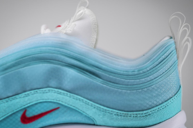 Nike Unveils Final Designs of 'On Air' Collection air max 97 98 1 vapormax plus la mezcla neon seoul london summer of love tokyo maze paris works in progress Shanghai SH Kaleidoscope images release drop date footwear sportswear
