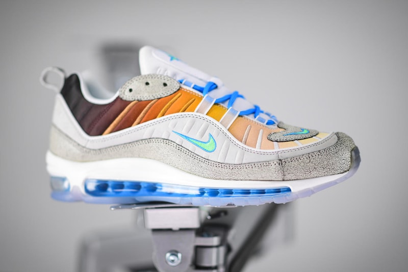 Nike Unveils Final Designs of 'On Air' Collection air max 97 98 1 vapormax plus la mezcla neon seoul london summer of love tokyo maze paris works in progress Shanghai SH Kaleidoscope images release drop date footwear sportswear