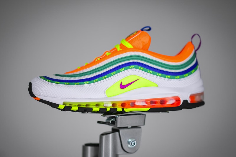 Nike Unveils Final Designs of 'On Air' Collection air max 97 98 1 vapormax plus la mezcla neon seoul london summer of love tokyo maze paris works in progress Shanghai SH Kaleidoscope images release drop date footwear sportswear