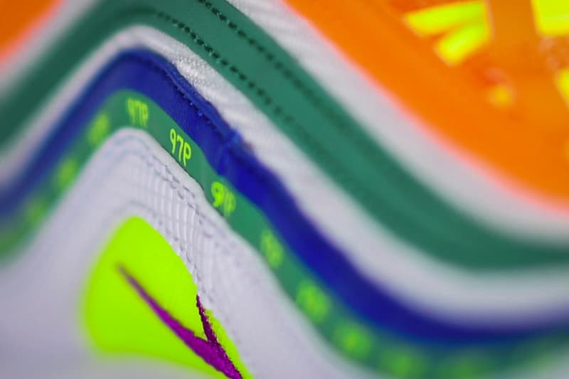 Nike Unveils Final Designs of 'On Air' Collection air max 97 98 1 vapormax plus la mezcla neon seoul london summer of love tokyo maze paris works in progress Shanghai SH Kaleidoscope images release drop date footwear sportswear