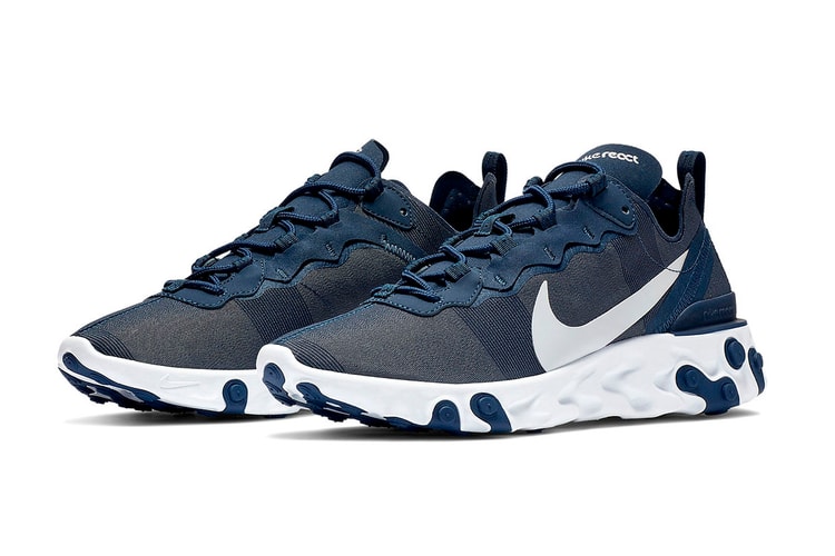Nike's React Element 55 Goes “Midnight Navy” for the New Year