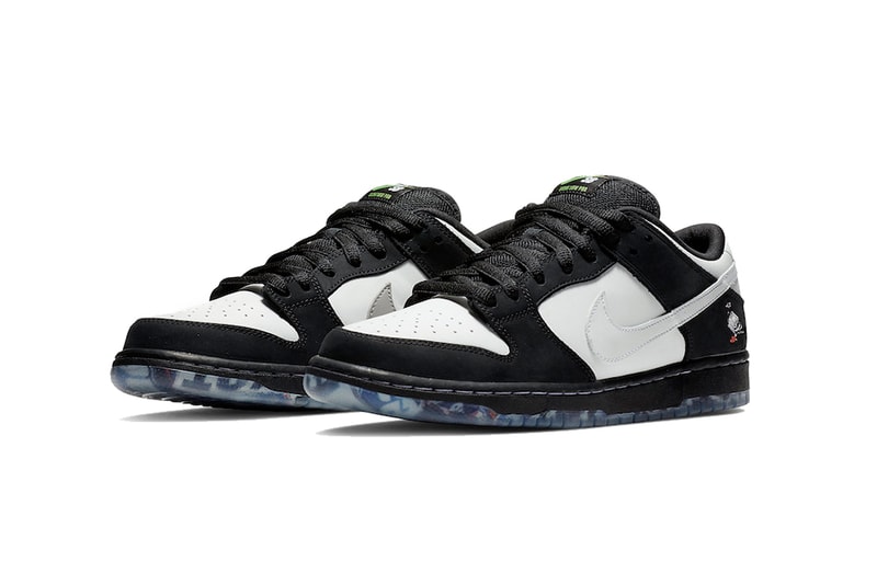 nike sb dunk low pro panda pigeon release date 2019 january footwear jeffstaple jeff staple design white back sample not for resales newspaper